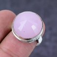 thumbnail image 2 of Natural Chalcedony Gemstone Handmade 925 Sterling Silver Jewelry Ring S.9, 2 of 2