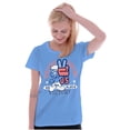 thumbnail image 3 of United Smurf Americana Varsity Women's T Shirt Ladies Tee Brisco Brands M, 3 of 6