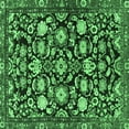 thumbnail image 1 of Ahgly Company Indoor Square Persian Emerald Green Traditional Area Rugs, 7' Square, 1 of 4