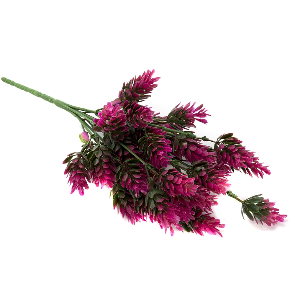K-Cliffs 5 Pcs Multi-color Assorted Flocking Artificial Flowers Bouquets, Arrangement, Unpotted, In/Outdoor