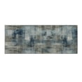 thumbnail image 2 of Washable Skid-Resistant Runner Rug Geometric Taupe 24" x 60", 2 of 9
