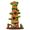 Brown, variant on LHBCraft 88.6" Tall Cat Tree for Indoor Cats, Large Cat Tower with Luxury Cat Condo, Cat Tree Tower with Soft Cushion, Scratching Board, Plush Platform and Top Perch