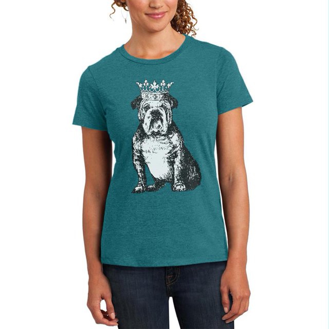Bulldog Crown Womens Soft Heather T Shirt