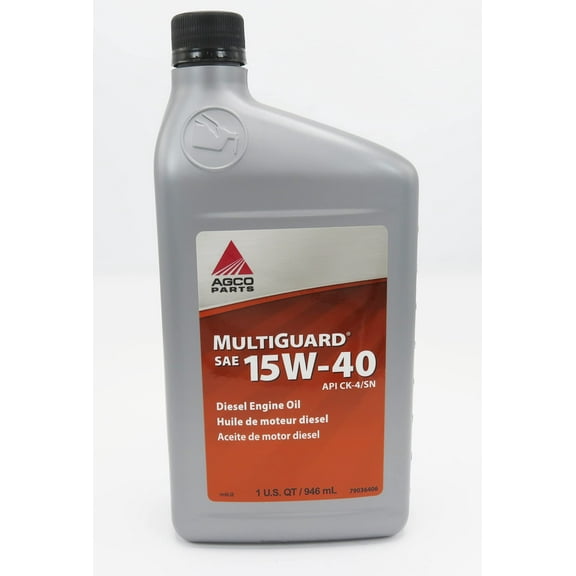 79036406 Agco MultiGuard SAE 15W-40 API CK-4 1 Quart Engine Oil