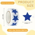 thumbnail image 2 of Star Stickers Roll 1", 500 Pcs Self-Adhesive Reward Stickers for Classroom Supplies, Blue, 2 of 6