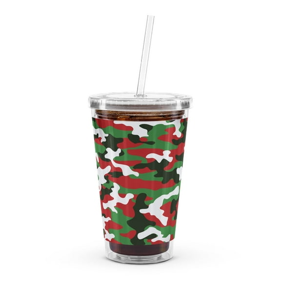 My Camo Christmas Clear Camo Tumbler