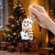thumbnail image 4 of Adorno navideño de muñeco de nieve | Colgante plano de acrílico para decoración navideña | Regalo festivo para familiares y amigos, 4 of 5