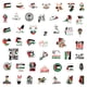thumbnail image 1 of Oferta por tiempo limitado!50/100 Uds pegatinas portátiles patinetas tazas de agua personalizadas pegatinas decorativas impermeables transfronterizas populares, 1 of 9