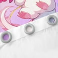 thumbnail image 3 of Erosebridal Pink Axolotl Curtains Pack of 2 (38x45), Kawaii Sealife 30%-50% Blackout Curtains for Bedroom, Mermaid Scales 30%-50% Black Out Curtains, Window Curtains Bedroom Decorative, 3 of 6