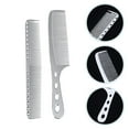 thumbnail image 6 of LEORX Steel Barber Combs Anti-Static Design for Healthy Silky Hair 2Pcs, 6 of 8