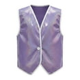 thumbnail image 4 of AWZXDE Girls Sequin Vest One Button Sleeveless Jacket For Stage Performance And Casual Wear Kids Clothing Elegant Style Purple，90, 4 of 4