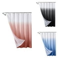 thumbnail image 3 of CSCHome Waterproof Shower Curtain Liner Polyester Solid Color Gradient Shower Curtain Sets Moldproof Bathroom Accessories, 3 of 5