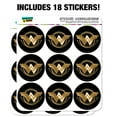 thumbnail image 3 of Wonder Woman Movie Golden Lasso Logo Planner Calendar Scrapbooking Crafting Stickers, 3 of 8