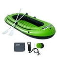thumbnail image 1 of VEVOR Inflatable Boat, 2-Person Inflatable Fishing Boat, Strong PVC Portable Boat Raft Kayak, Includes 45.6 in Aluminum Oars, High-Output Pump and Fishing Rod Holders, 500 lb Capacity for Adults, Kids, 1 of 9