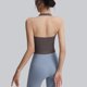thumbnail image 4 of Mujeres de Color Sólido Cuatro Filas Ajustable Inalámbrico Sujetador Doble Hombro Estilo a Prueba de Choques Yoga Deportes Sujetadores para Mujeres, 4 of 6