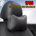 thumbnail image 2 of Breathable Cowhide Auto Neck Pillows Headrest Cushion for Enhanced Comfort, 2 of 3