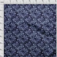 thumbnail image 4 of oneOone Rayon Dark Blue Fabric Asian Batik Floral Dress Material Fabric Print Fabric By The Yard 56 Inch Wide, 4 of 4