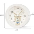 thumbnail image 4 of Alarm Clock Children Without Ticking, Silent Cute Children Alarm Clock Loud, Extreme Night Alarm Clock Children Alarm Clock with Night Light Travel Alarm Clock Student Alarm Clock, 4 of 8