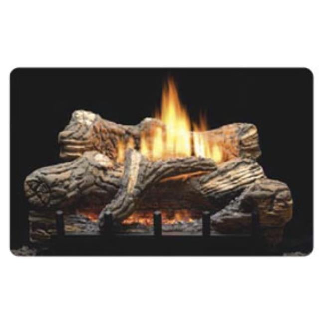 34000 BTU 18 in. Flint Hill Log Set with Vent-Free Burner - Natural Gas u0026  Thermostat - Walmart.com