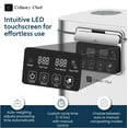 thumbnail image 5 of Culinary Chef, 3.8L Smart Electric Food Waste Composter, Stainless Steel, 5 of 13