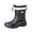 Black, variant on Waterproof Rain Boots Yard Gardening Footwear, Drawstring Closure Muddy Boots Farm Work Shoes, Comfortable Rubber Footwear Rainy Day Commute, Protective Non Slip Shoes Outdoor Car Washing, Green 6.5