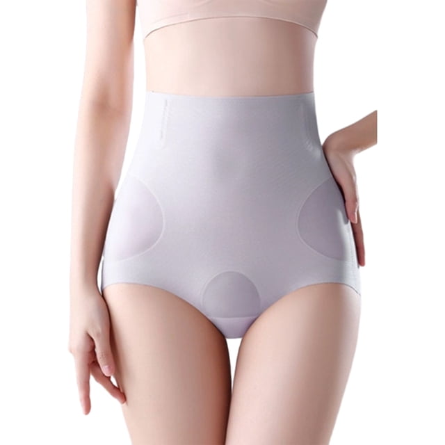 Ropa interior de cintura alta para mujer, control de abdomen, cobertura total, bragas hipster, sin costuras, suaves y elásticas.