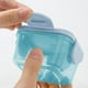 thumbnail image 4 of Mini contenedor cuadrado para almacenar alimentos con tapa - caja bento impermeable de 6x6x4cm • Apta para microondas y lavavajillas • Plástico transparente PP • Blanco, azul, rosa, amarillo, verde, 4 of 6
