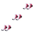 thumbnail image 3 of maskred 2piece Greater Flexibility Compression Socks For Sports Comfortable To Wear Ankles Socks rose red S/M 3Set, 3 of 6