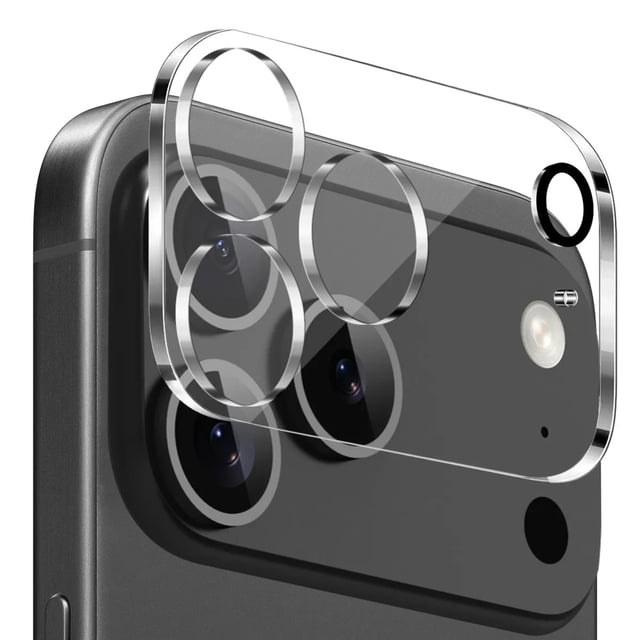 Mica Vidrio Cristal Templado 9d Protector De Lente De Cámara Máxima Protección Para iPhone 17 Pro, Mr. Gadgets