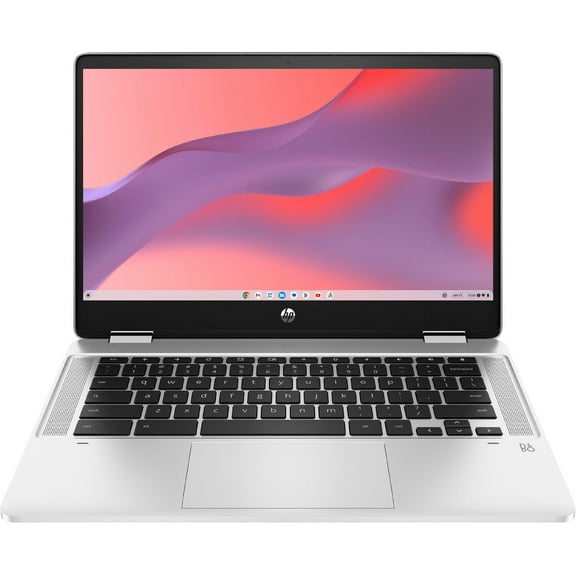 Pre-Owned HP 14 inch x360 FHD Touch Chromebook Plus Laptop with Google AI Intel Core i3-N305 8GB RAM 128GB UFS Meteor Silver