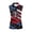 American Eagle Flag Print, variant on Sleeveless Polo with Patriotic Stars Stripes, Sports Golf Top for Outdoor Activities and Patriotic Celebrations