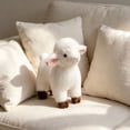 thumbnail image 5 of Byndra Plush Sheep Figurine Set, Cute Lamb Stuffed Animal Decor, Black and White Farm Animal Ornaments for Bedroom Sofa Shelf Display, 5 of 9