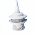 thumbnail image 4 of Portalámparas Colgante E27, Accesorios para Lámparas Colgantes E27, Accesorios para Lámparas Colgantes E27 con Cable de 1M, para Bar, Cafetería, Tienda de Ropa, Hogar, Hotel (Blanco), 4 of 5