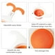 thumbnail image 2 of Escurridor bonito, fregadero de plástico, estante para frutas y verduras, filtro, colador, colador de basura para alimentos, estante, accesorios Almacenamiento y organización del hogar Naranja Toystoory HA064368-02B, 2 of 6