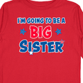 thumbnail image 4 of Inktastic July 4th Im Going to Be a Big Sister Girls Long Sleeve Toddler T-Shirt, 4 of 5