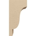 thumbnail image 3 of 6"W x 6"D x 12"H Wide Newport Rough Cedar Woodgrain TimberThane Corbel, Primed Tan, 3 of 6