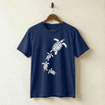 thumbnail image 2 of VNJQPG Sea Turtle summer shirts for women Casual Short Sleeve Tee-Y10-Navy Blue,S, 2 of 3