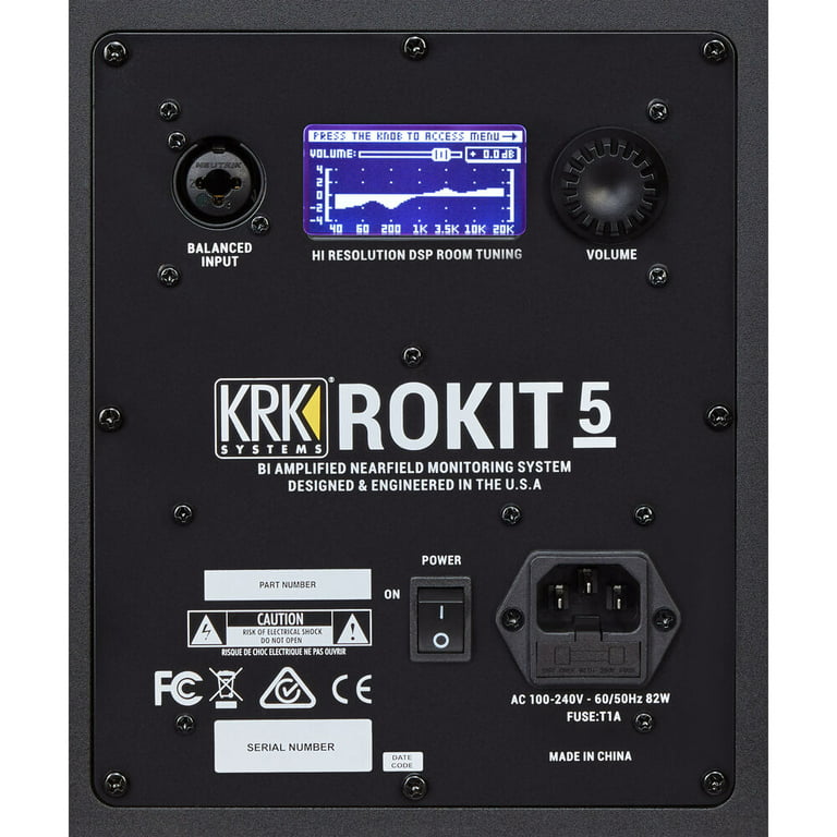 KRK RP5 Rokit 5 G4 Professional Bi-Amp 5" Powered Studio Monitor