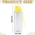 thumbnail image 3 of Reusable Water Bottle with Flip-Top Lid and Lanyard, Leak-Proof Sports Bottle - Y, 3 of 7