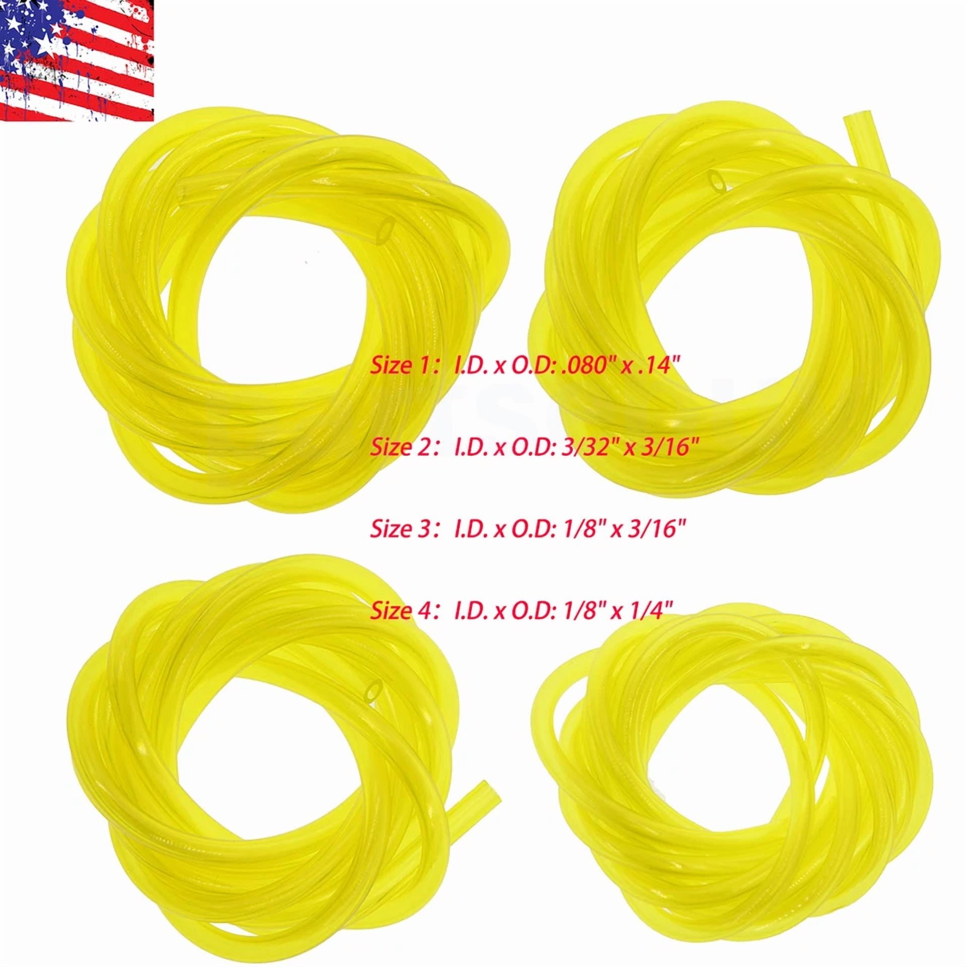 CRESTIN- Usa 4 Sizes Fuel Gas Line Hose Pipe Kit For Poulan Sm132 Sm132Le Sm446E