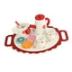 thumbnail image 4 of Juego de té de madera, juguete de desarrollo, juego de madera artesanal para niños. Estilo A, 4 of 9