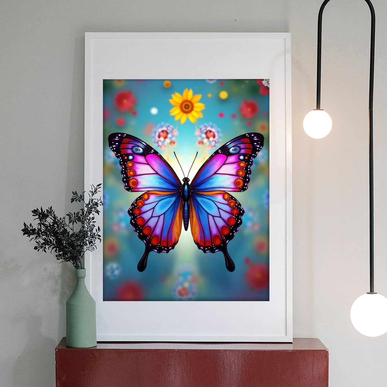 Diamond Art Kit for Adults, Classic Butterfly Print No.1012 Diamond Painting for Adults Beginners, 5D DIY Diamond Art Painting Kits, Colorful Diamond Painting Craft for Home Decor 12x16