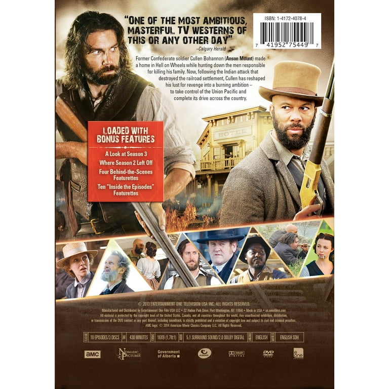 Hell on Wheels: The Complete Third Season (DVD), Momentum, Drama
