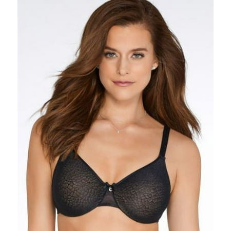 Chantelle C Magnifique Minimizer Bra Women 44DD Black Seamless Underwire ERK1319
