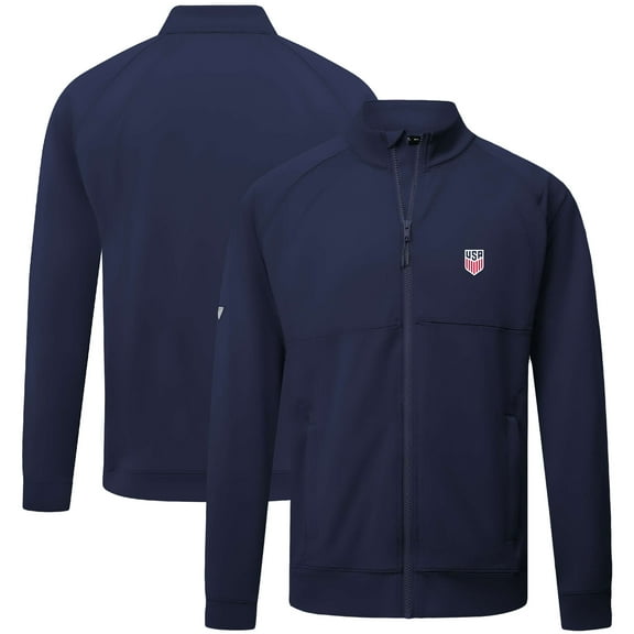 Men's Levelwear Navy USMNT Form Full-Zip Jacket