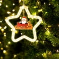 thumbnail image 5 of AYktou 2024 Christmas Decoration with Pentagram Running Horse Hanging Lights LED Colored Lights Window Decoration Pendant Suction Cup Lights, 5 of 9