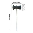 thumbnail image 2 of JoyMoreHome Halloween Double Bladed Axe Cosplay Plastic Prop, 37 Inch, Cosplay Pirate Reaper Accessory, Horror Halloween Cosplay Supplies, 2 of 8