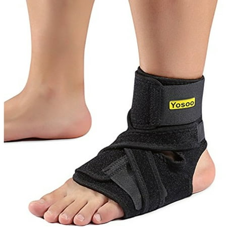 Yosoo Ankle Brace - Breathable Neoprene Adjustable Compression Ankle Support Stabilizer for Ankle Sprain Tendons, One Size,