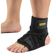 Yosoo Compression Ankle Support Latex-Free Lightweight Brace, One Size