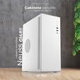 thumbnail image 4 of Gabinete ACTECK NEUSS GI485 Micro ATX Mini Torre Fuente 450W Metal USB-C Blanco AC-935159 blanco, 4 of 5